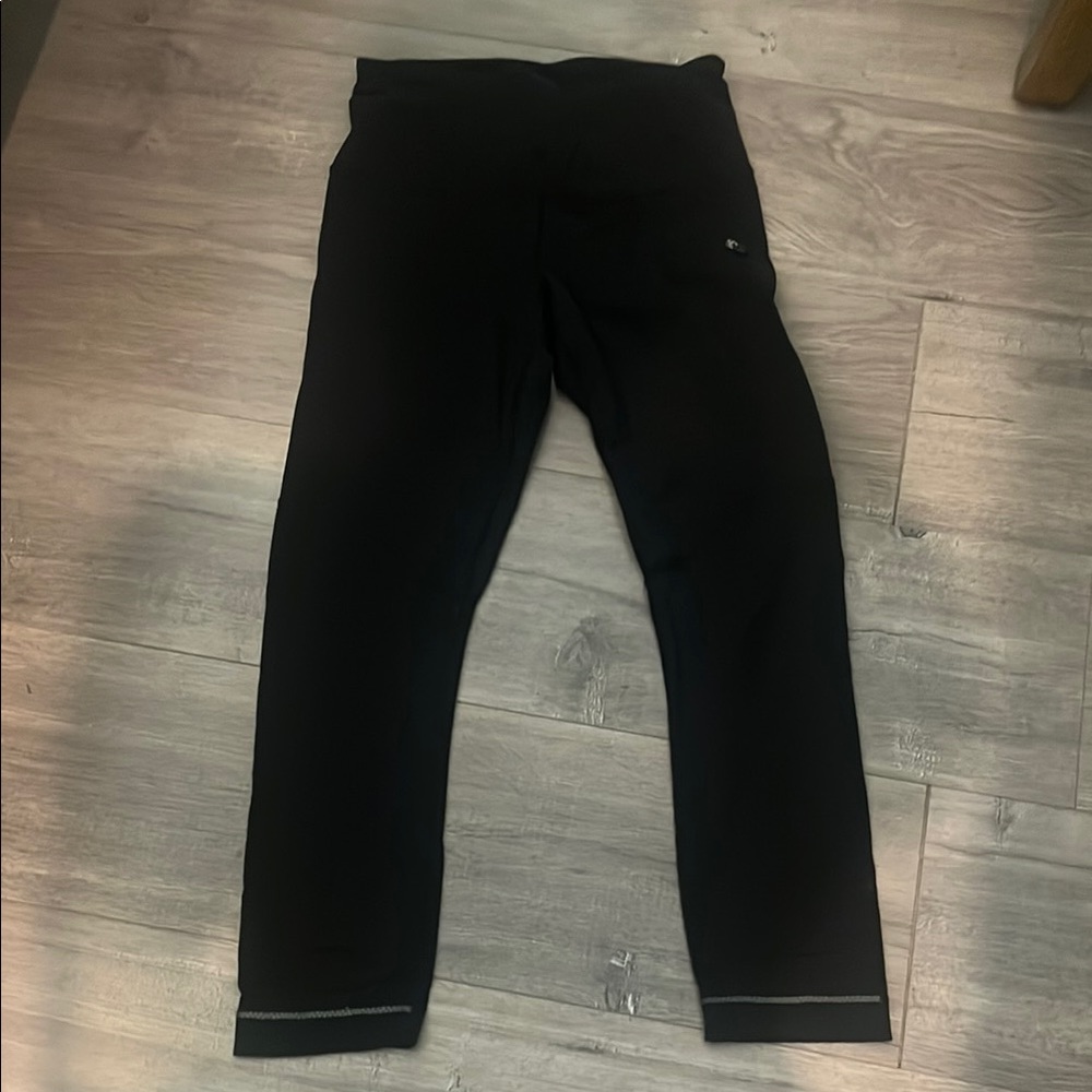 Lululemon Athletica Black Leggings with Tapered Design